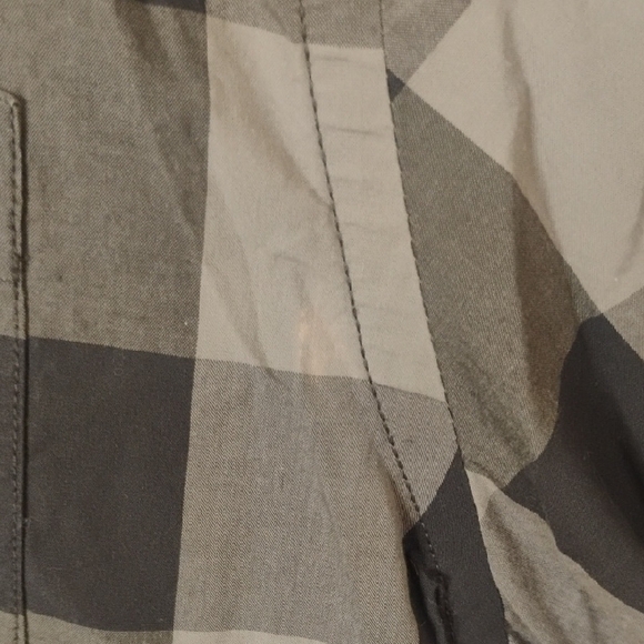 GAP Men's Checkered Gray Shirt Size Large - Picture 4 of 4